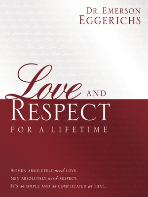 cover image of Love and Respect for a Lifetime